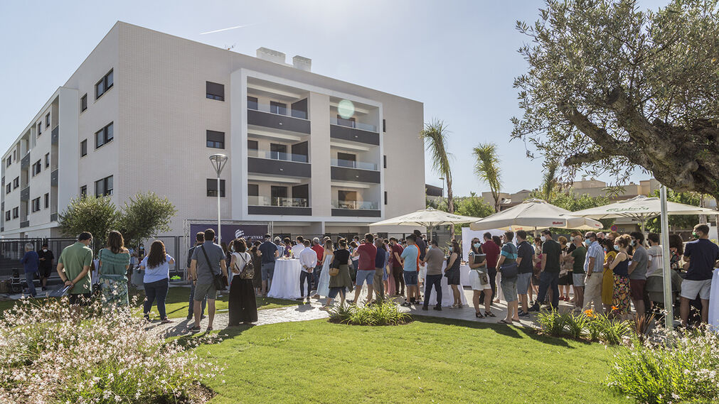 Los clientes de Residencial Plaza Norte Fase 2 visitan por primera vez sus futuros hogares